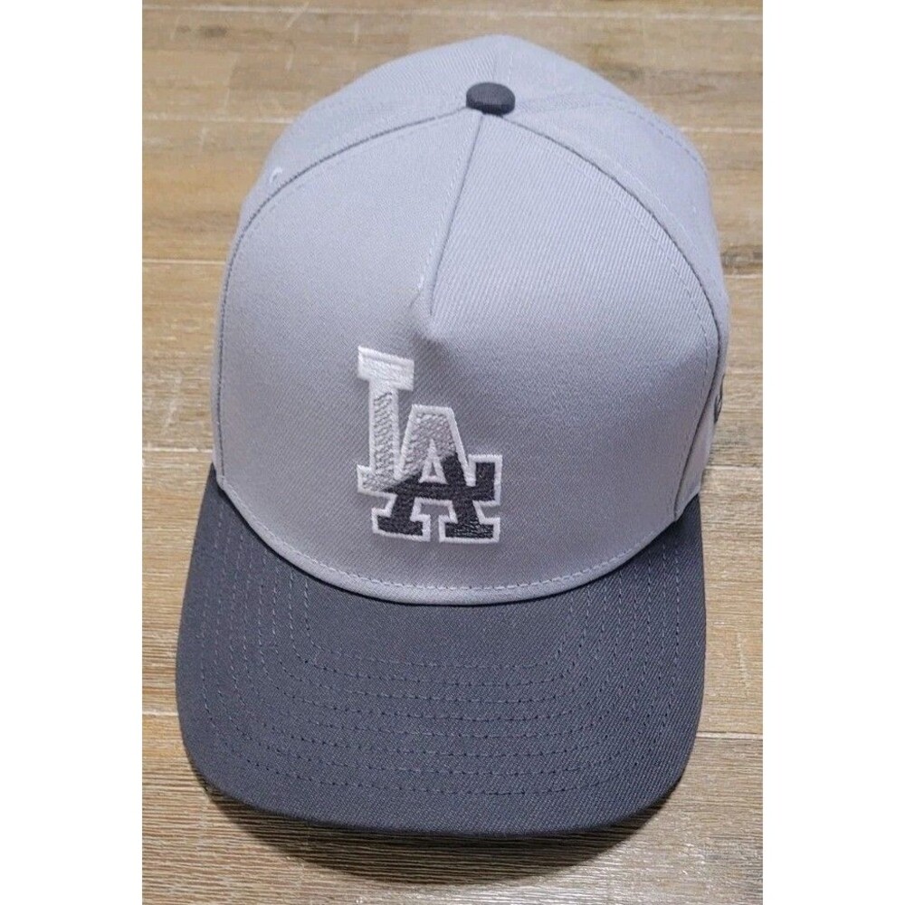NEW Los Angeles Dodgers Hat Snapback New Era 9Fifty 2024 Champions Gray Adj Cap